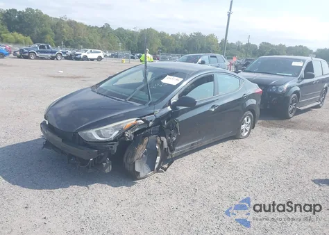 2014 Hyundai Elantra Se from USA, damaged, VIN 5NPDH4AE9EH539058